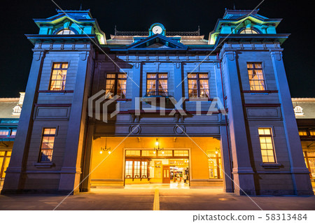 《Fukuoka Prefecture》Mojiko Station/Night view 58313484