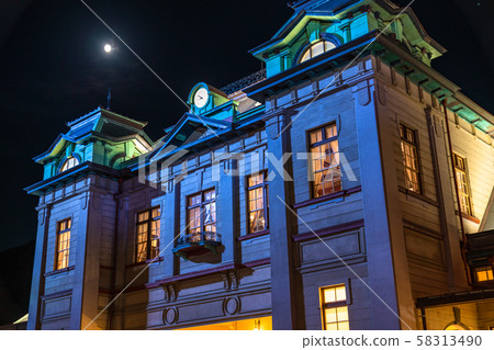 《Fukuoka Prefecture》Mojiko Station/Night view 《Fukuoka Prefecture》Mojiko Station/Night view 58313490