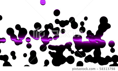 CG laser Laser beam reflected on liquid 58313798