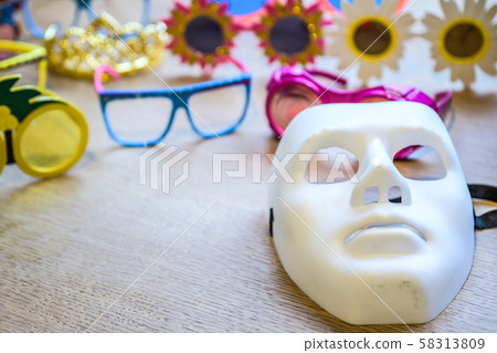 Retro Party set Glasses, hats, lips, mustaches, masks design photo booth party wedding funny Retro Party set Glasses, hats, lips, mustaches, masks design photo booth party wedding funny 58313809