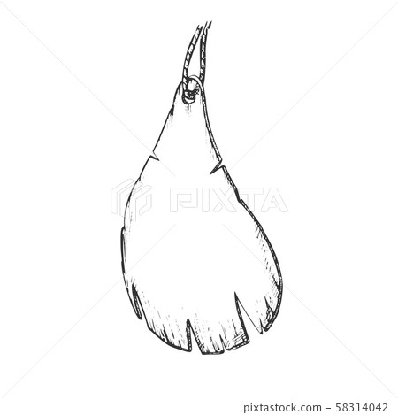 Label Paper Material In Drop Shape Ink Vector Label Paper Material In Drop Shape Ink Vector 58314042