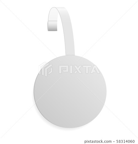 Download Wobbler Mockup Store Sale Dangler Plastic Point Stock Illustration 58314060 Pixta