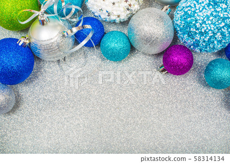Christmas background with balls Christmas background with balls 58314134