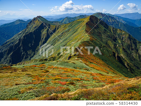 Tanigawa-dake of autumn leaves 58314430