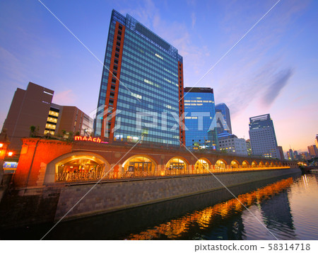 Tokyo cityscape in Japan Overlooking Mansei Bridge and the March Ecute and Kanda River (the back is towards Ochanomizu Station) Tokyo cityscape in Japan Overlooking Mansei Bridge and the March Ecute and Kanda River (the back is towards Ochanomizu Station) 58314718