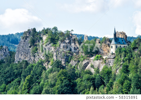 Mala Skala Rock Castle. Czech Republic. Mala Skala Rock Castle. Czech Republic. 58315891