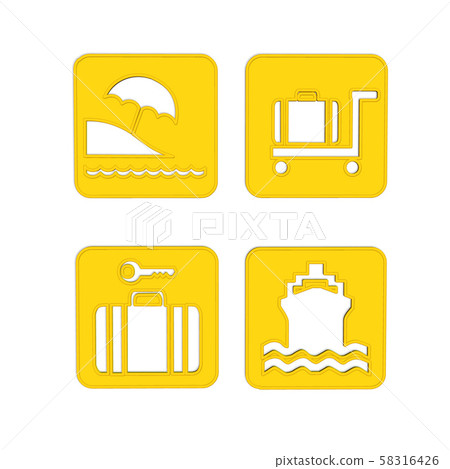 Transport and Travel icons 58316426