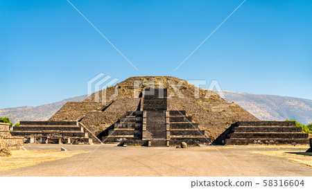 Pyramid of the Moon at Teotihuacan in Mexico Pyramid of the Moon at Teotihuacan in Mexico 58316604