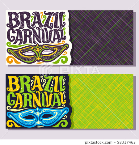 Vector banners for Brazil Carnival Vector banners for Brazil Carnival 58317462
