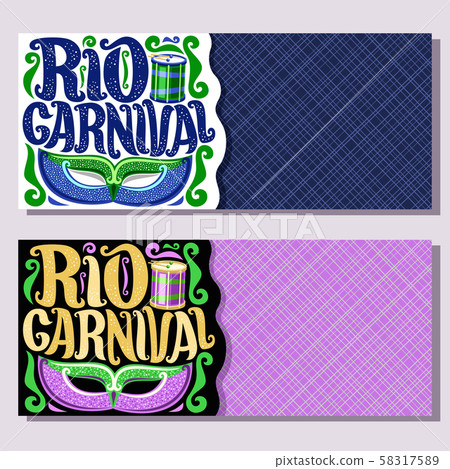 Vector banners for Rio Carnival Vector banners for Rio Carnival 58317589