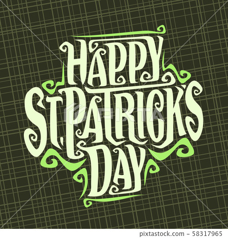 Vector poster for Saint Patricks Day 58317965