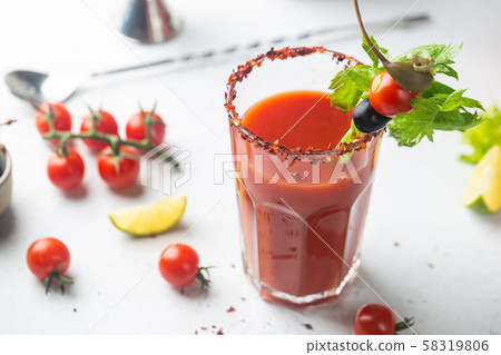 Bloody Mary cocktail. Bloody Mary cocktail. 58319806