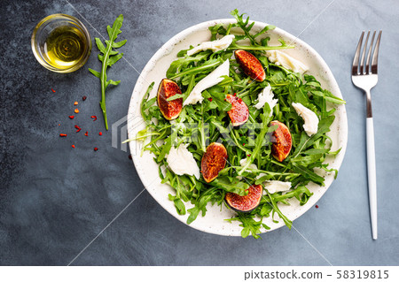 Delicious salad with figs Delicious salad with figs 58319815