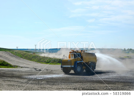 Water sprinkling vehicles are designed for performing water-sprinkling functions in quarry 58319866