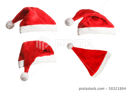 Collection of Santa fur hats 58321804