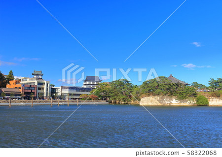 [宮城縣]松島天道在晴朗的天空下 58322068