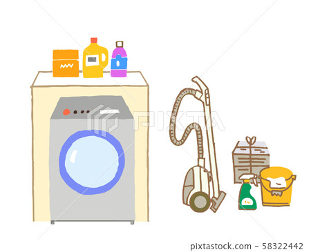 滾筒洗衣機和吸塵器 58322442