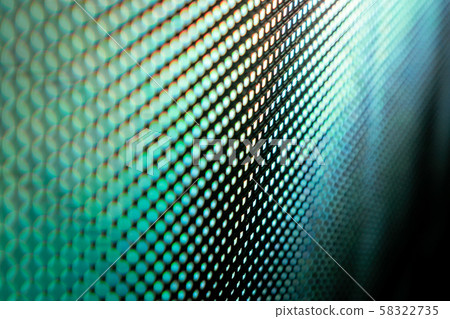 CloseUp LED blurred screen. LED soft focus 58322735