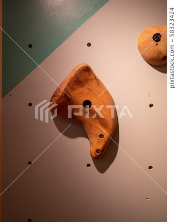 Bouldering wall bouldering wall wooden hold climbing gym 58323424