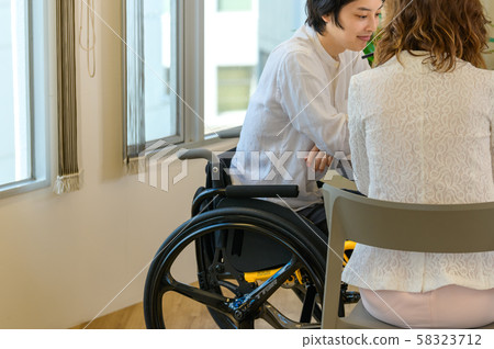 Wheelchair for the disabled 58323712