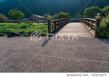 福井縣一谷谷朝倉遺址一谷谷河上的大橋Oyaka Tabashi 58323877