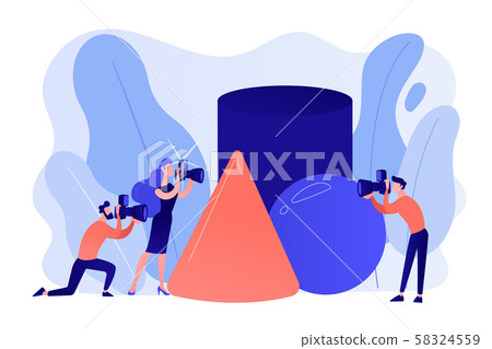 Photography workshop concept vector illustration. Photography workshop concept vector illustration. 58324559