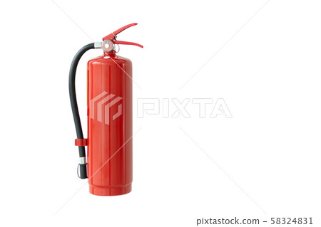 Fire extinguisher isolated on white background. Fire extinguisher isolated on white background. 58324831