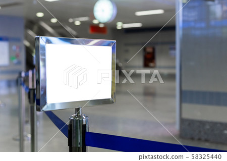 Blank advertising billboard, Use for text graphics. Blank advertising billboard, Use for text graphics. 58325440