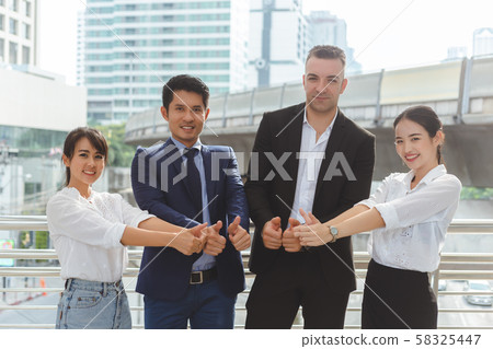 Business partner connect plan work outdoors office, Concept of doing business. Business partner connect plan work outdoors office, Concept of doing business. 58325447