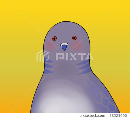 A bird with a happy expression A bird with a happy expression 58325600