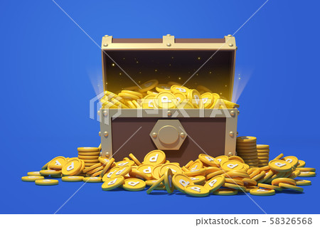 Shopping point concept, 3D gold coins 014 Shopping point concept, 3D gold coins 014 58326568