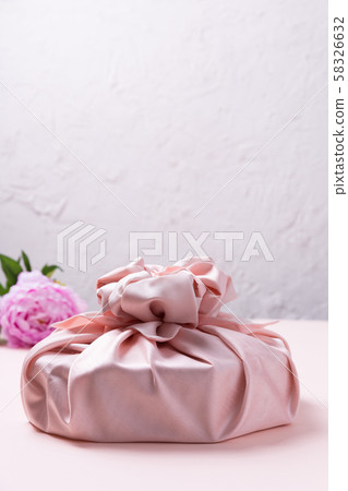 Concept of Korean traditional objects, wrapping cloth and refreshments. 091 58326632