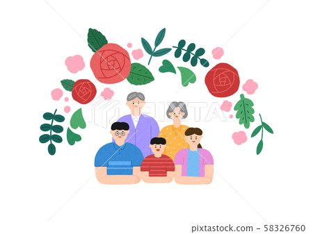 Happy loving family, spending time together in nature outdoor 008 Happy loving family, spending time together in nature outdoor 008 58326760