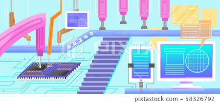 Today's people have a variety of interests concept illustration. music, medical care, pet, etc. 013 58326792