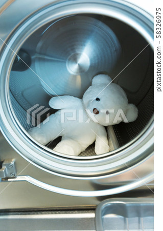 Single life concept, washing machines at laundromat 136 Single life concept, washing machines at laundromat 136 58326975