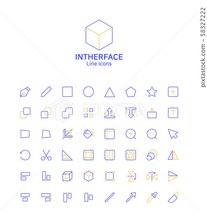 Modern thin line flat design icons set for website and app design 075 Modern thin line flat design icons set for website and app design 075 58327222