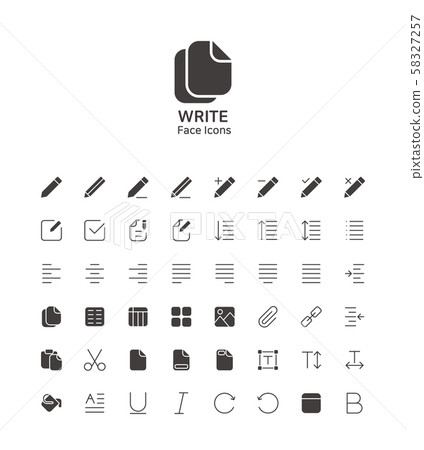 Modern thin line flat design icons set for... - Stock Illustration ...