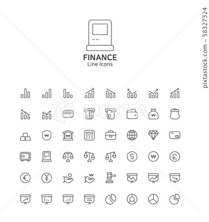 Modern thin line flat design icons set for website and app design 013 Modern thin line flat design icons set for website and app design 013 58327324