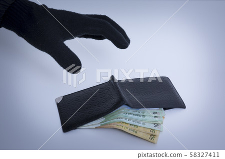Criminal concept photo, Male Thief in Black Mask 056 Criminal concept photo, Male Thief in Black Mask 056 58327411