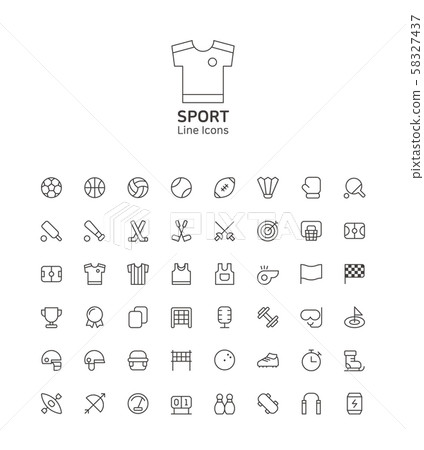 Modern thin line flat design icons set for website and app design 025 Modern thin line flat design icons set for website and app design 025 58327437