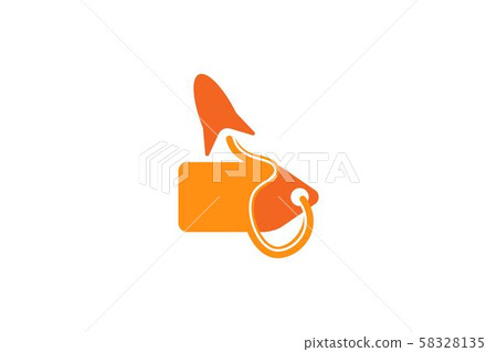 prize tag, and rocket, shop logo Designs prize tag, and rocket, shop logo Designs 58328135