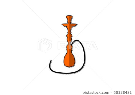 shisha logo Designs Inspiration Isolated on White shisha logo Designs Inspiration Isolated on White 58328481