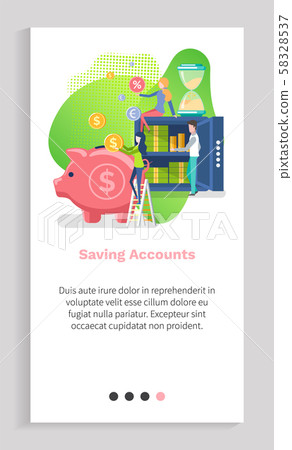 Safe and Dollars, Investing Online, Money Vector 58328537