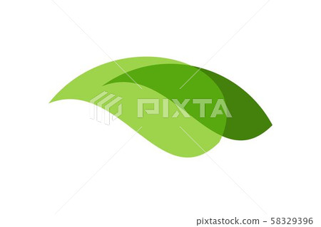Green Leaf Logo Designs Inspiration Isolated on 58329396