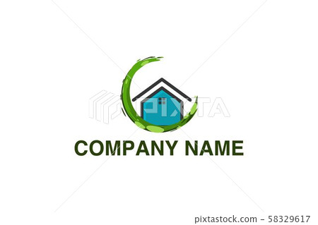 house, eco home logo inspiration isolated on white house, eco home logo inspiration isolated on white 58329617