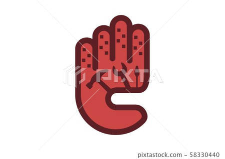 hand, repair tool, abstract town building, repair 58330440