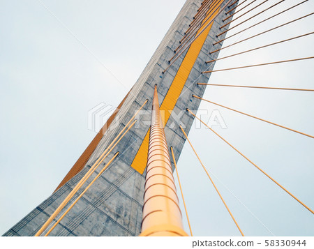 The Rama 8 Bridge at daytime in Bangkok, Thailand The Rama 8 Bridge at daytime in Bangkok, Thailand 58330944
