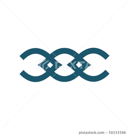 Double Letter C and O or COC alphabet ornamental Double Letter C and O or COC alphabet ornamental 58333566