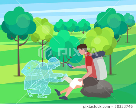 Help Online, Medical Care for Hiker Injured Knee Help Online, Medical Care for Hiker Injured Knee 58333746