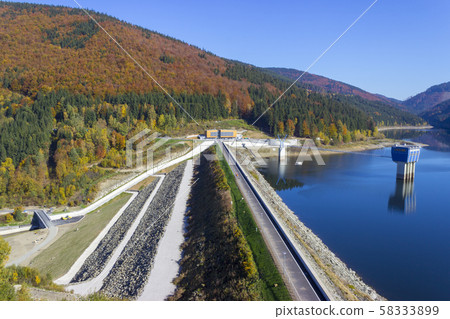 Drinking water reservoir Sance Recice with tower 58333899